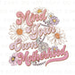 Mother's Day DTF Transfers, Ready to Press, T-shirt Transfers, Heat Transfer, Direct to Film, Flowers, Retro, Mind Your Own Motherhood