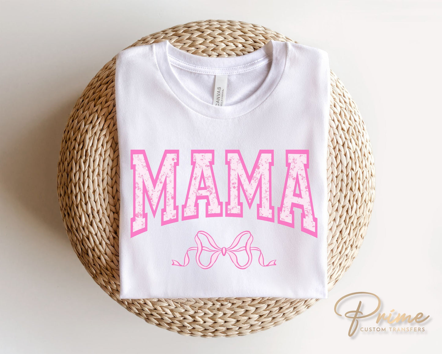 Mother's Day DTF Transfers, Ready to Press, T-shirt Transfers, Heat Transfer, Direct to Film, Mommy and Me, Matching, Coquette, Mama, Bow