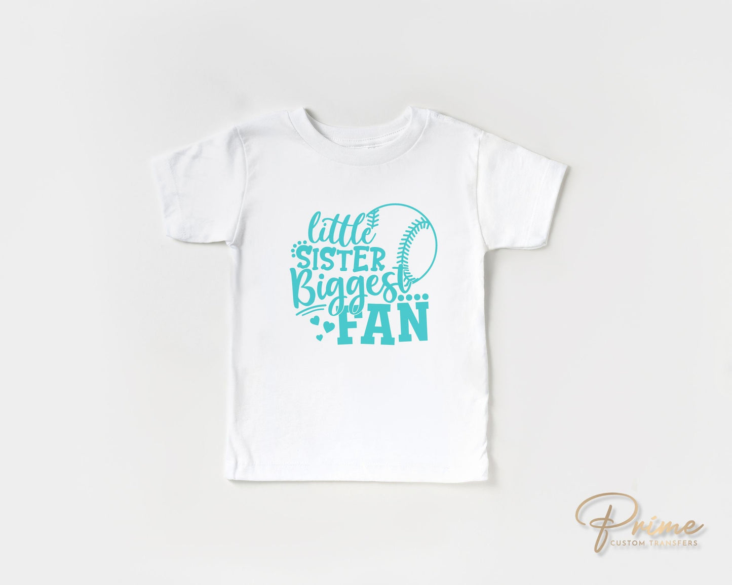 Baseball Sister DTF Transfers, Ready to Press, T-shirt Transfers, Heat Transfer, Direct to Film, Sports, Softball, Little Sis, Biggest Fan