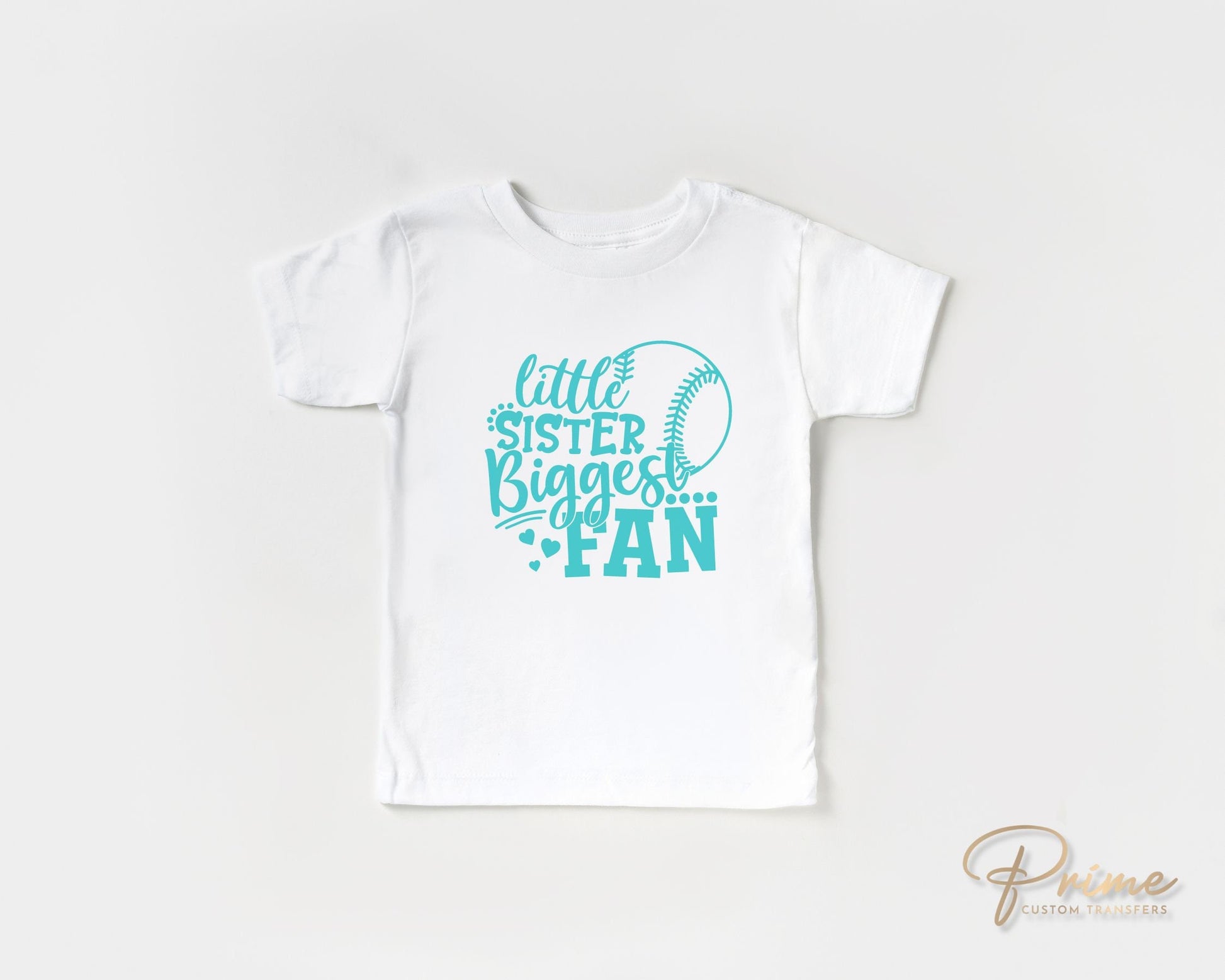 Baseball Sister DTF Transfers, Ready to Press, T-shirt Transfers, Heat Transfer, Direct to Film, Sports, Softball, Little Sis, Biggest Fan