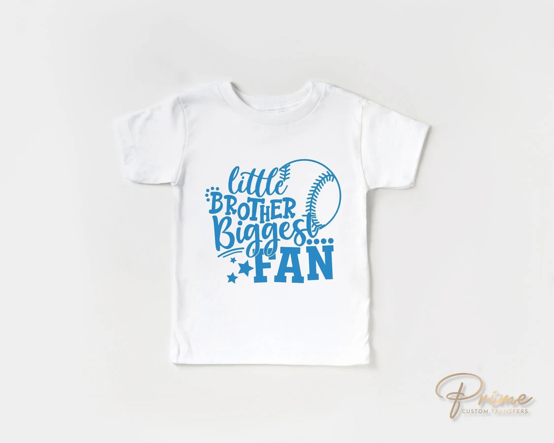 Baseball Brother DTF Transfers, Ready to Press, T-shirt Transfers, Heat Transfer, Direct to Film, Sports, Little Brother Biggest Fan
