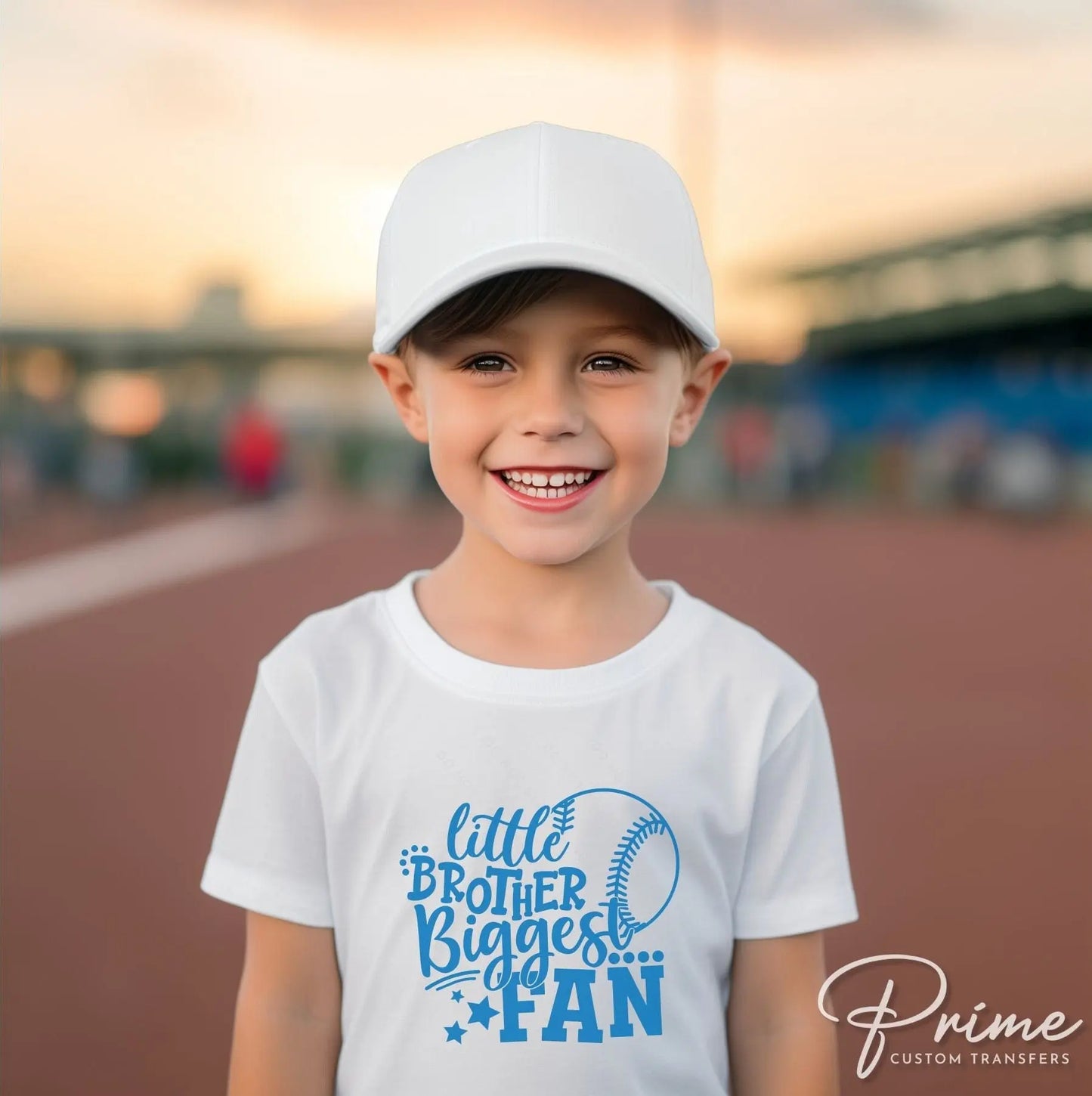 Baseball Brother DTF Transfers, Ready to Press, T-shirt Transfers, Heat Transfer, Direct to Film, Sports, Little Brother Biggest Fan