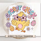 Easter DTF Transfers, Ready to Press, T-shirt Transfers, Heat Transfer, Direct to Film, Bunny, Rabbit, Peeps, Retro, Groovy, Chick,