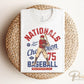 Baseball DTF Transfers, Ready to Press, T-shirt Transfers, Heat Transfer, Direct to Film, Sports, Summer, Vintage, Retro Washington DC