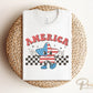 4th of July DTF Transfers, Ready to Press, T-shirt Transfers, Heat Transfer, Direct to Film, Fourth, Holiday, USA, Retro American Star