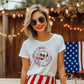 4th of July DTF Transfers, Ready to Press, T-shirt Transfers, Heat Transfer, Direct to Film, Fourth, Holiday, USA, Skull, Freedom, Skeleton