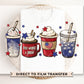 4th of July DTF Transfers, Ready to Press, T-shirt Transfers, Heat Transfer, Direct to Film, USA, Holiday, Independence, Iced Coffee, Latte