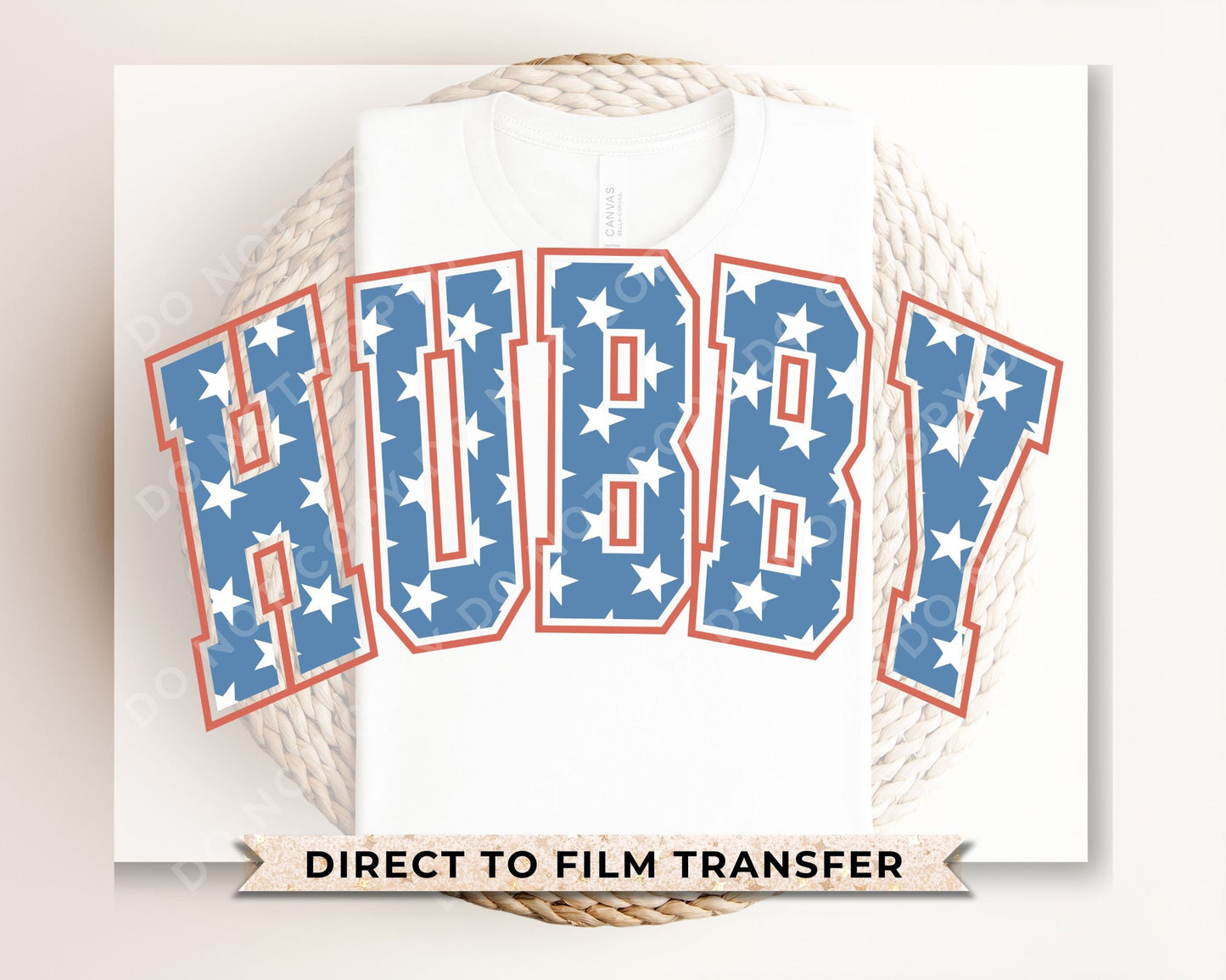 4th of July DTF Transfers, Ready to Press, T-shirt Transfers, Heat Transfer, Direct to Film, USA, Holiday, Independence, Matching, Hubby