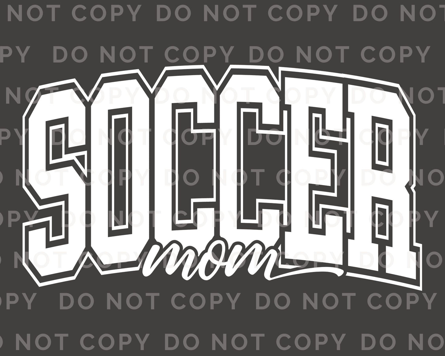 Soccer DTF Transfers, Ready to Press, T-shirt Transfers, Heat Transfer, Direct to Film, Cold Peel, Sports, Game Day, Varsity, Soccer Mom