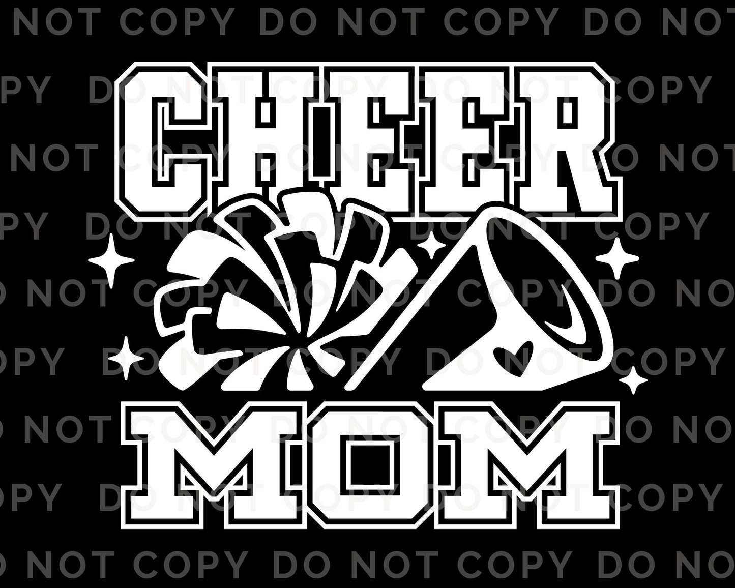 Cheerleader DTF Transfers, Ready to Press, T-shirt Transfers, Heat Transfer, Custom, Direct to Film, Pom Pom, Competition, Cheer Mom