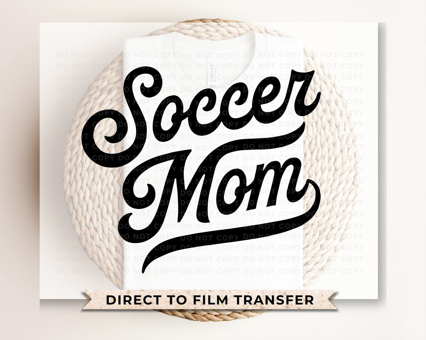 Soccer DTF Transfers, Ready to Press, T-shirt Transfers, Heat Transfer, Direct to Film, Sports, Game Day, Varsity, Vintage, Fan, Soccer Mom