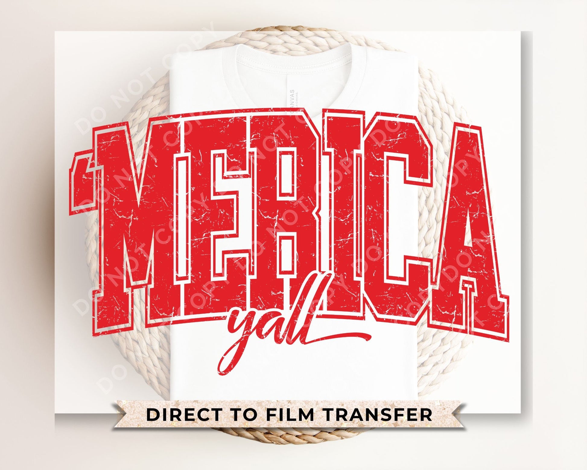 4th of July DTF Transfers, Ready to Press, T-shirt Transfers, Heat Transfer, Direct to Film, USA, Holiday, Independence, Merica Ya'll