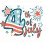 4th of July DTF Transfers, Ready to Press, T-shirt Transfers, Heat Transfer, Direct to Film, USA, Holiday, Independence, Retro Fourth