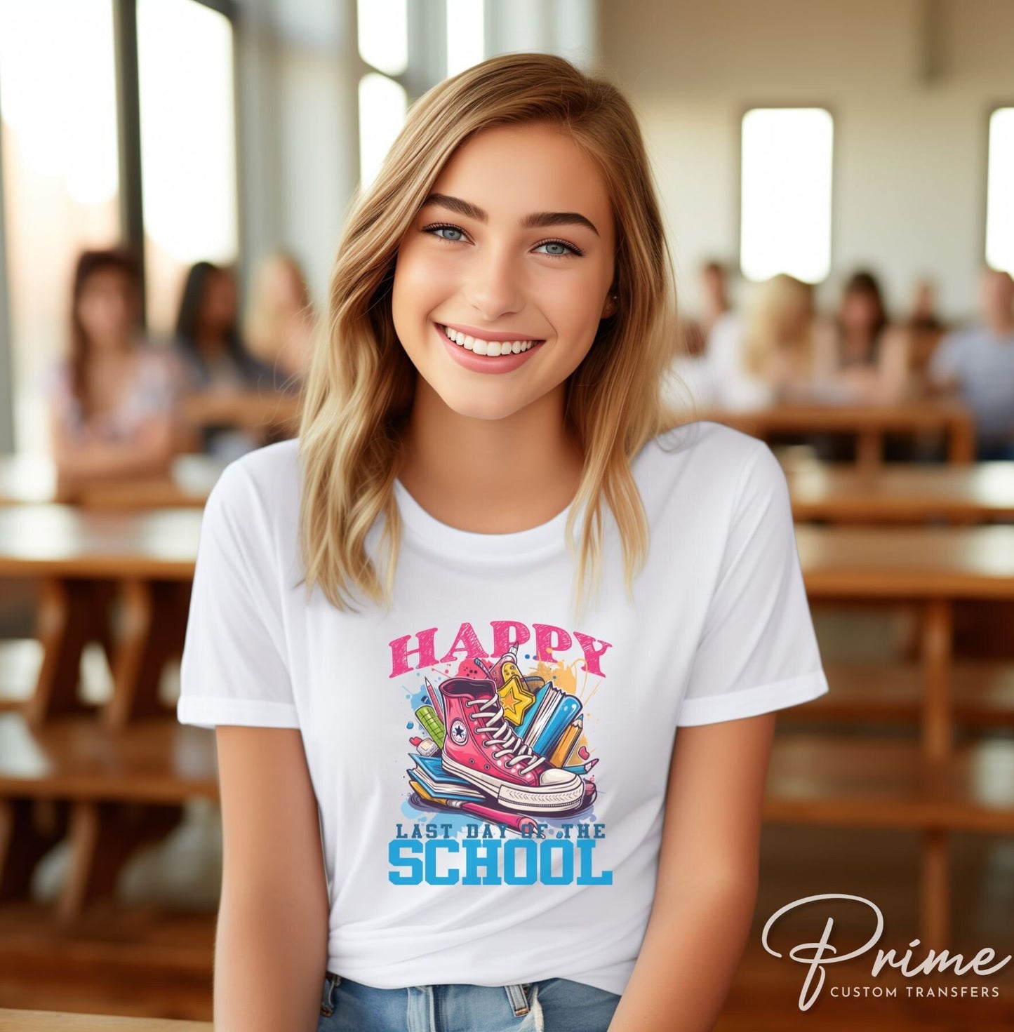 Summer DTF Transfers, Ready to Press, T-shirt Transfers, Heat Transfer, Direct to Film, Teacher, Vintage, Retro, Trendy, School's Out