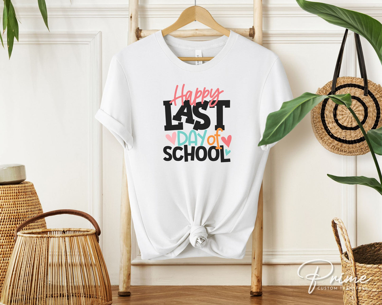 Summer DTF Transfers, Ready to Press, T-shirt Transfers, Heat Transfer, Direct to Film, Teacher, Break, Cute, Happy Last Day of School