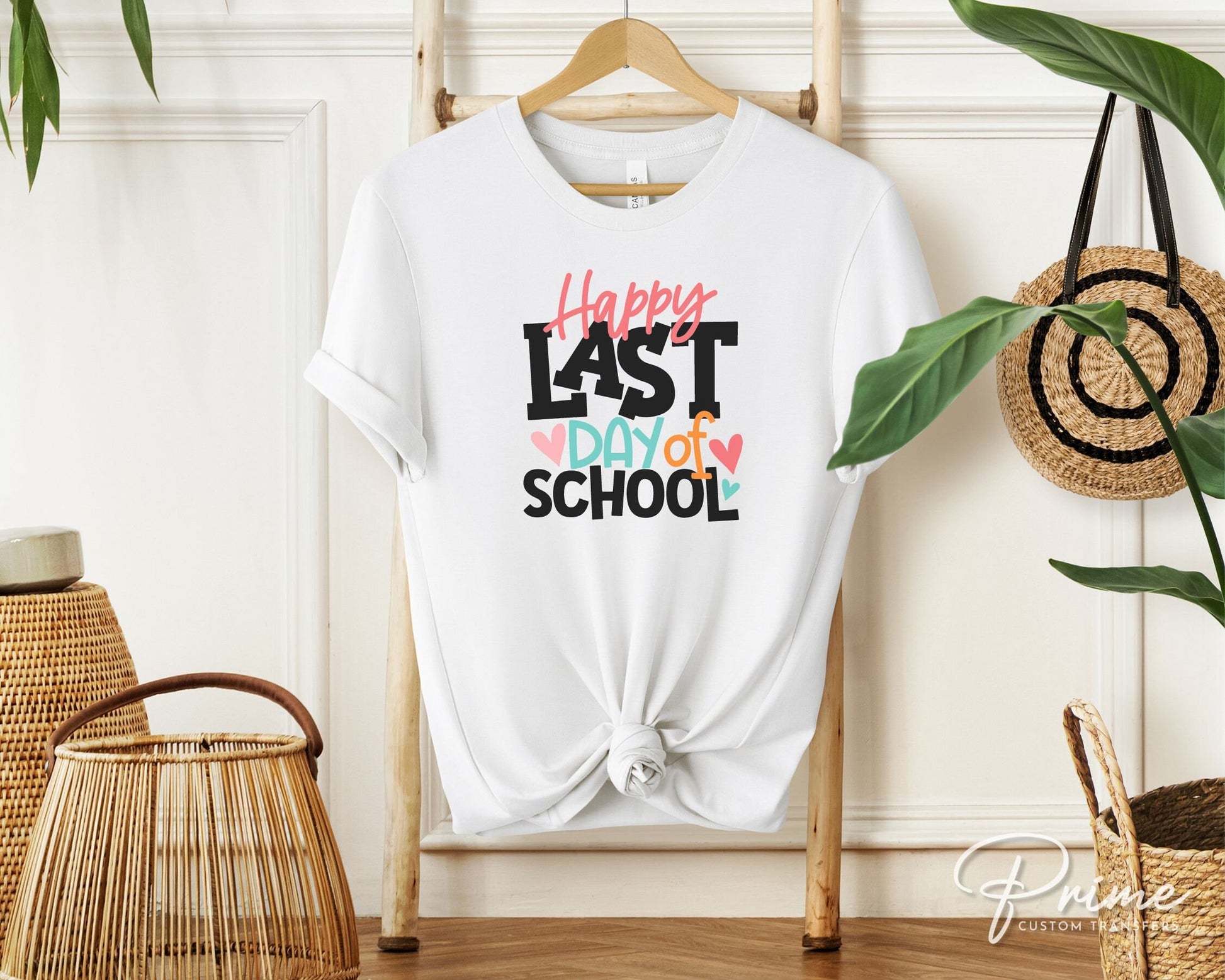 Summer DTF Transfers, Ready to Press, T-shirt Transfers, Heat Transfer, Direct to Film, Teacher, Break, Cute, Happy Last Day of School