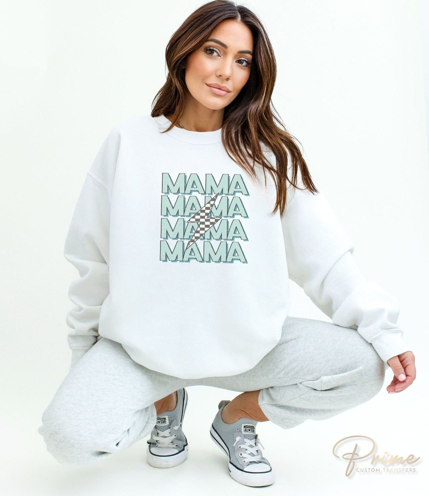 Mother's Day DTF Transfers, Ready to Press, T-shirt Transfers, Heat Transfer, Direct to Film, Mommy and Me, Matching, Boy, Stacked Mama