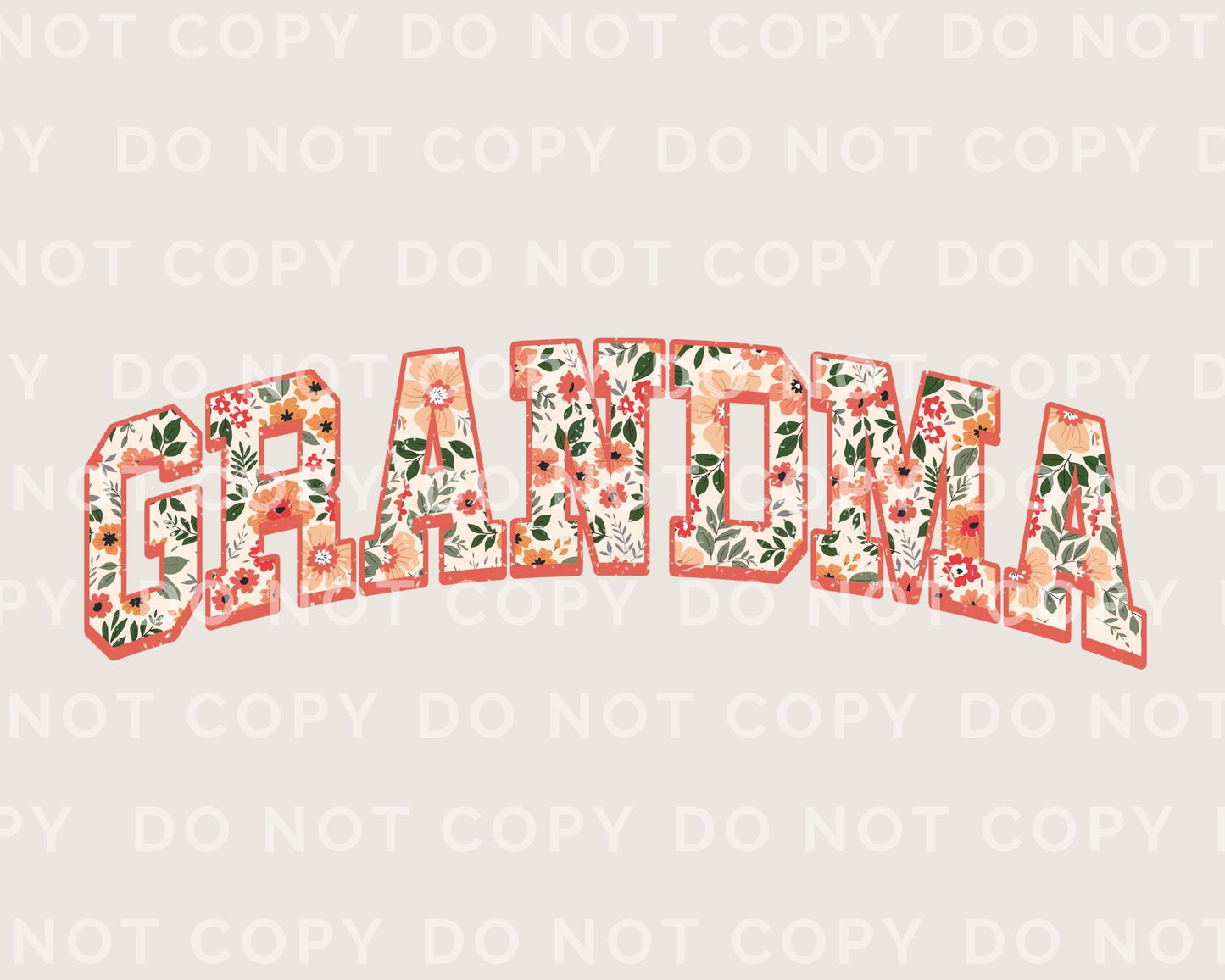 Mother's Day DTF Transfers, Ready to Press, T-shirt Transfers, Heat Transfer, Direct to Film, Grandparent, Retro, Boho, Gift, Floral Grandma