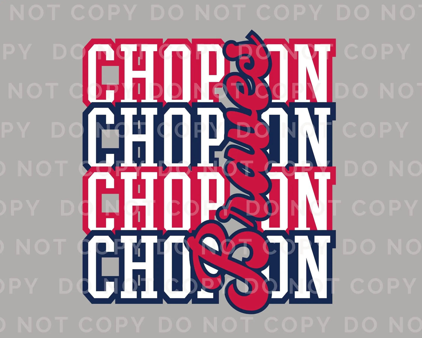 Baseball DTF Transfers, Ready to Press, T-shirt Transfers, Heat Transfer, Direct to Film, Sports, Summer, Atlanta Georgia, ALT, Chop Chop