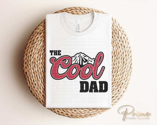 Father's Day DTF Transfers, Ready to Press, T-shirt Transfers, Heat Transfer, Direct to Film, Funny, Jokes, Gift, Dad, Retro, The Cool Dad