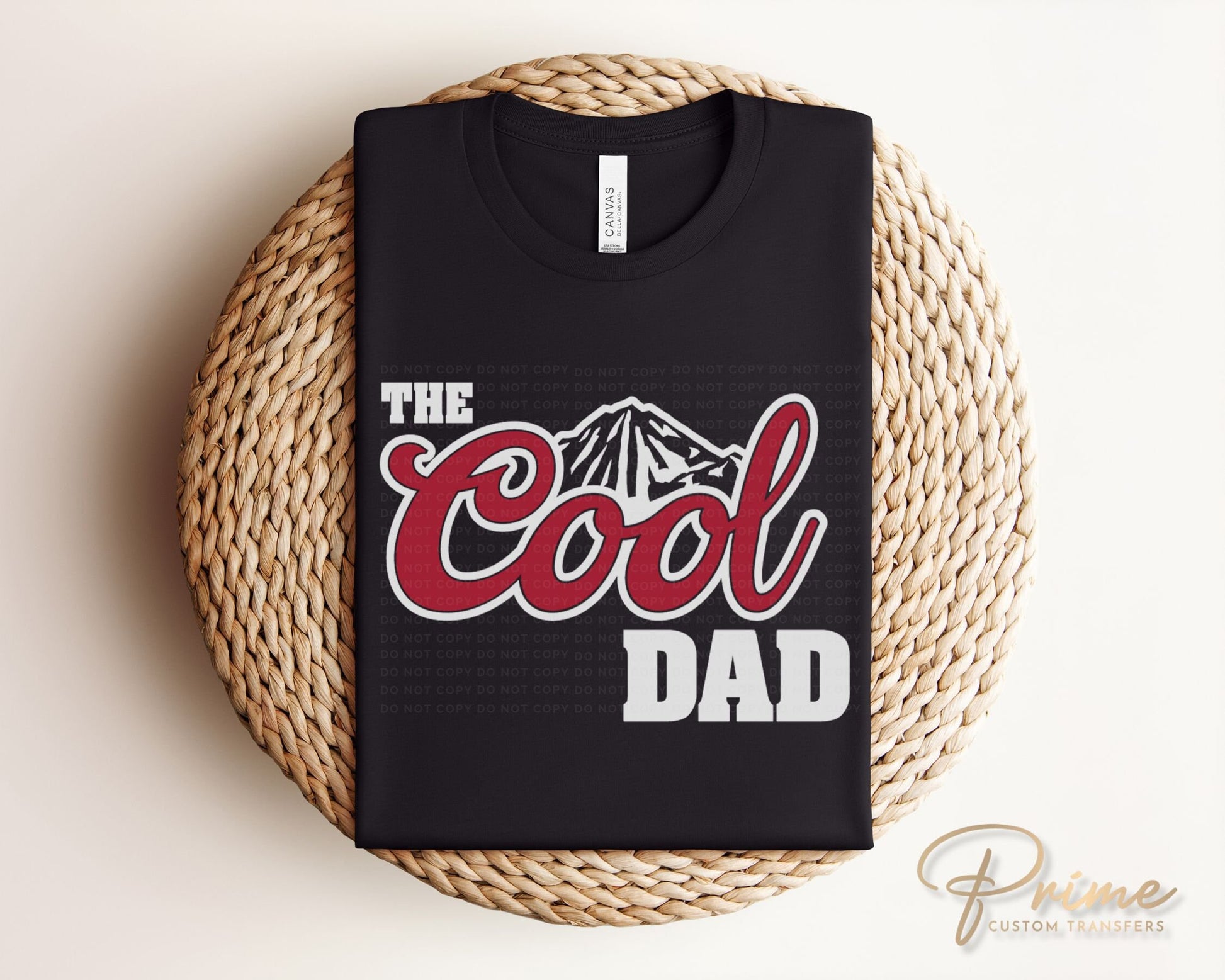 Father's Day DTF Transfers, Ready to Press, T-shirt Transfers, Heat Transfer, Direct to Film, Funny, Jokes, Gift, Dad, Retro, The Cool Dad