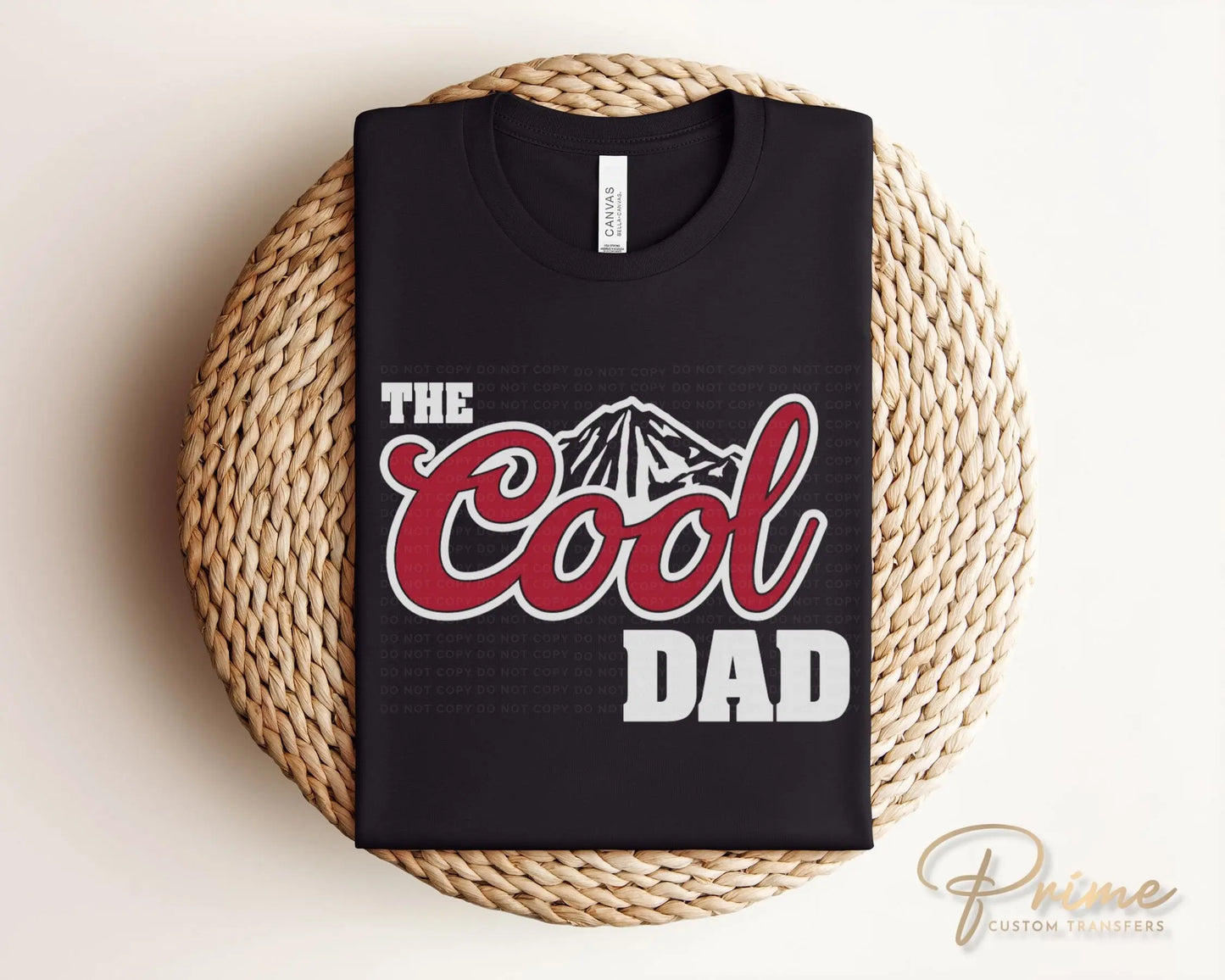 Father's Day DTF Transfers, Ready to Press, T-shirt Transfers, Heat Transfer, Direct to Film, Funny, Jokes, Gift, Dad, Retro, The Cool Dad