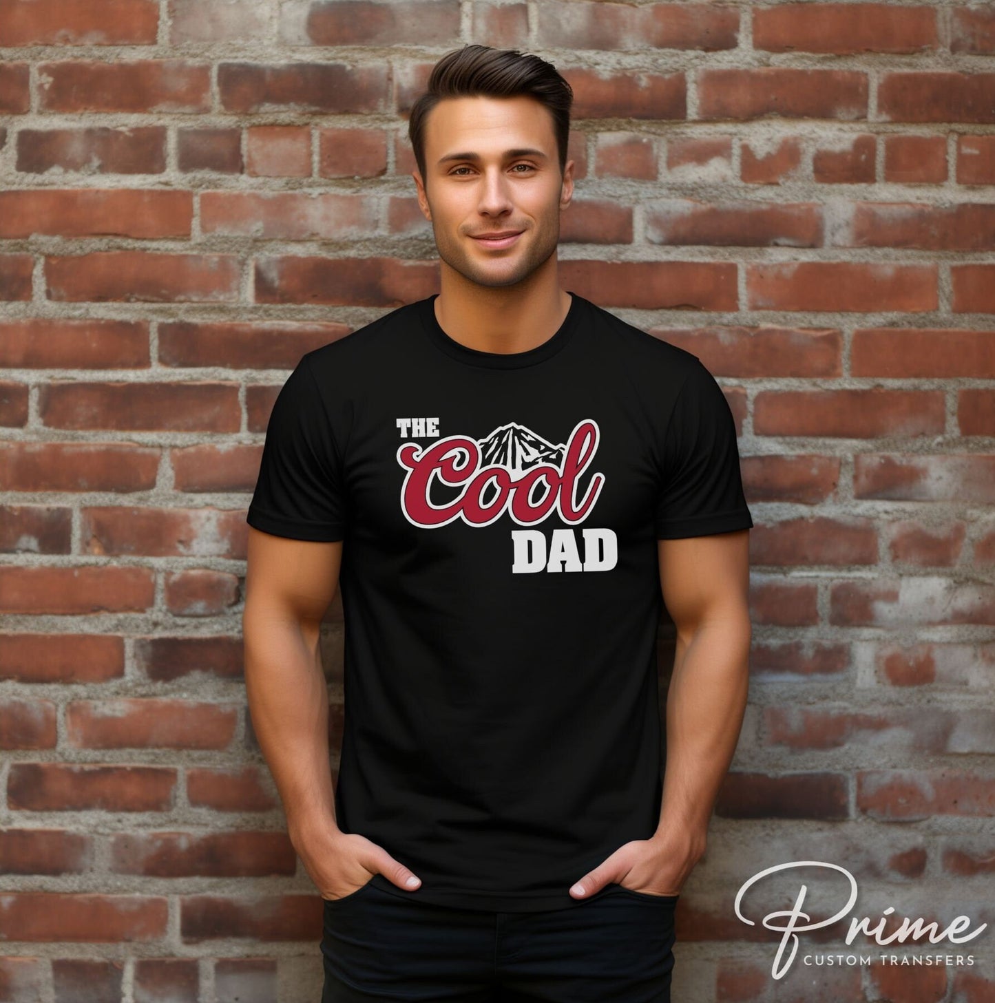 Father's Day DTF Transfers, Ready to Press, T-shirt Transfers, Heat Transfer, Direct to Film, Funny, Jokes, Gift, Dad, Retro, The Cool Dad