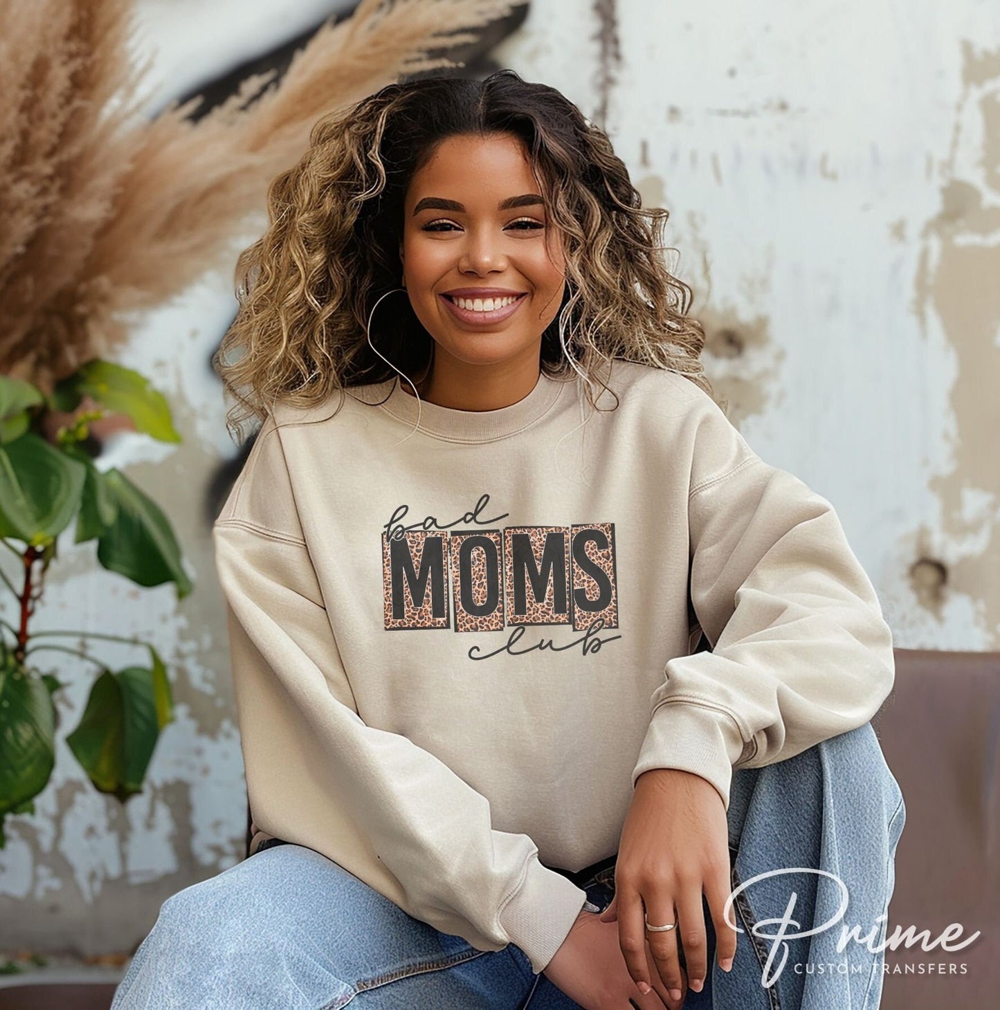 Mother's Day DTF Transfers, Ready to Press, T-shirt Transfers, Heat Transfer, Direct to Film, Leopard Print, Cheetah, Mama, Bad Mom's Club