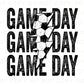 Soccer DTF Transfers, Ready to Press, T-shirt Transfers, Heat Transfer, Direct to Film, Sports, Vintage, Lightening, Stacked, Game Day