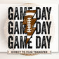 Football DTF Transfers, Ready to Press, T-shirt Transfers, Heat Transfer, Direct to Film, Sports, Mama, Lightening, Stacked Game Day