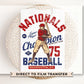 Baseball DTF Transfers, Ready to Press, T-shirt Transfers, Heat Transfer, Direct to Film, Sports, Summer, Vintage, Retro Washington DC
