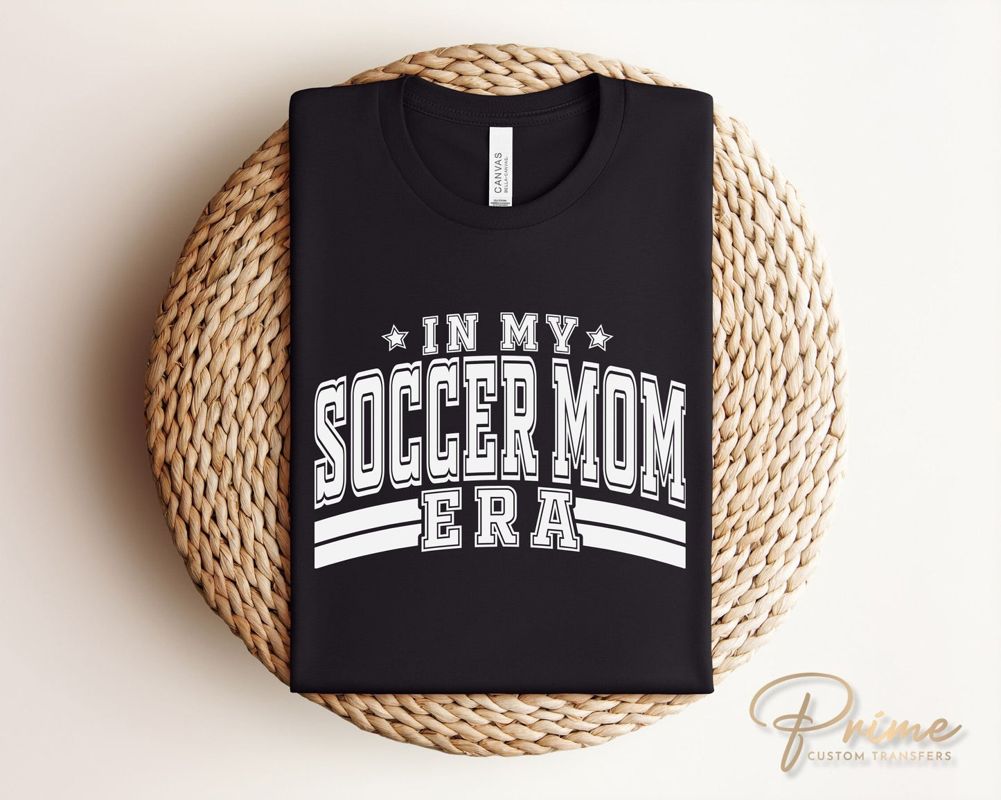 Soccer DTF Transfers, Ready to Press, T-shirt Transfers, Heat Transfer, Direct to Film, Sports, Varsity, Vintage, In My Soccer Mom Era