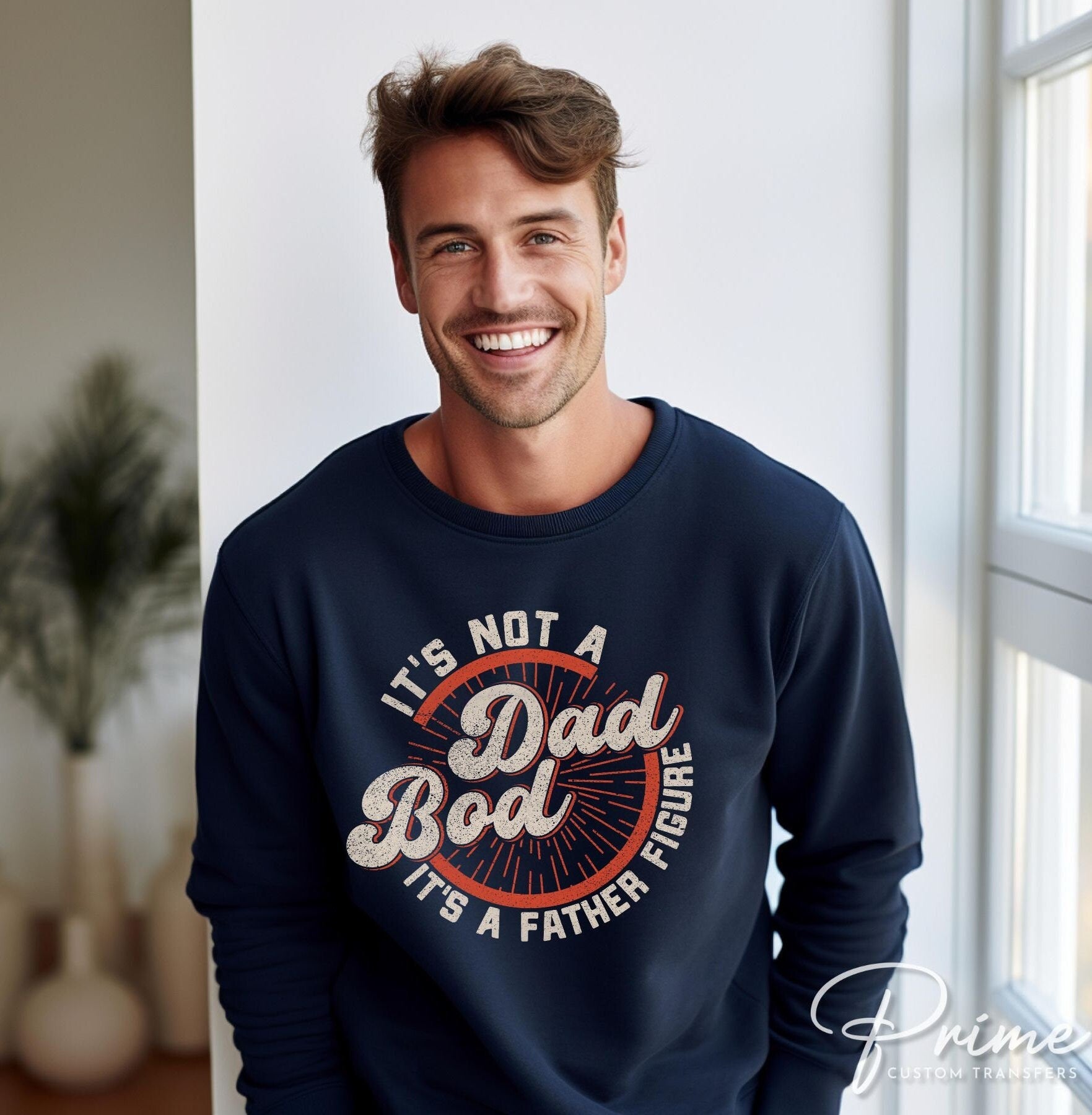 Father's Day DTF Transfers For Dads, Ready to Press, T-shirt Transfers, Heat Transfer, Funny, Jokes, Gift, Dad Bod, Father Figure