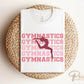 Gymnastics DTF Transfers, Ready to Press, T-shirt Transfers, Heat Transfer, Direct to Film, Sports, Girl, Athlete, Cartwheel, Pink, Gymnast