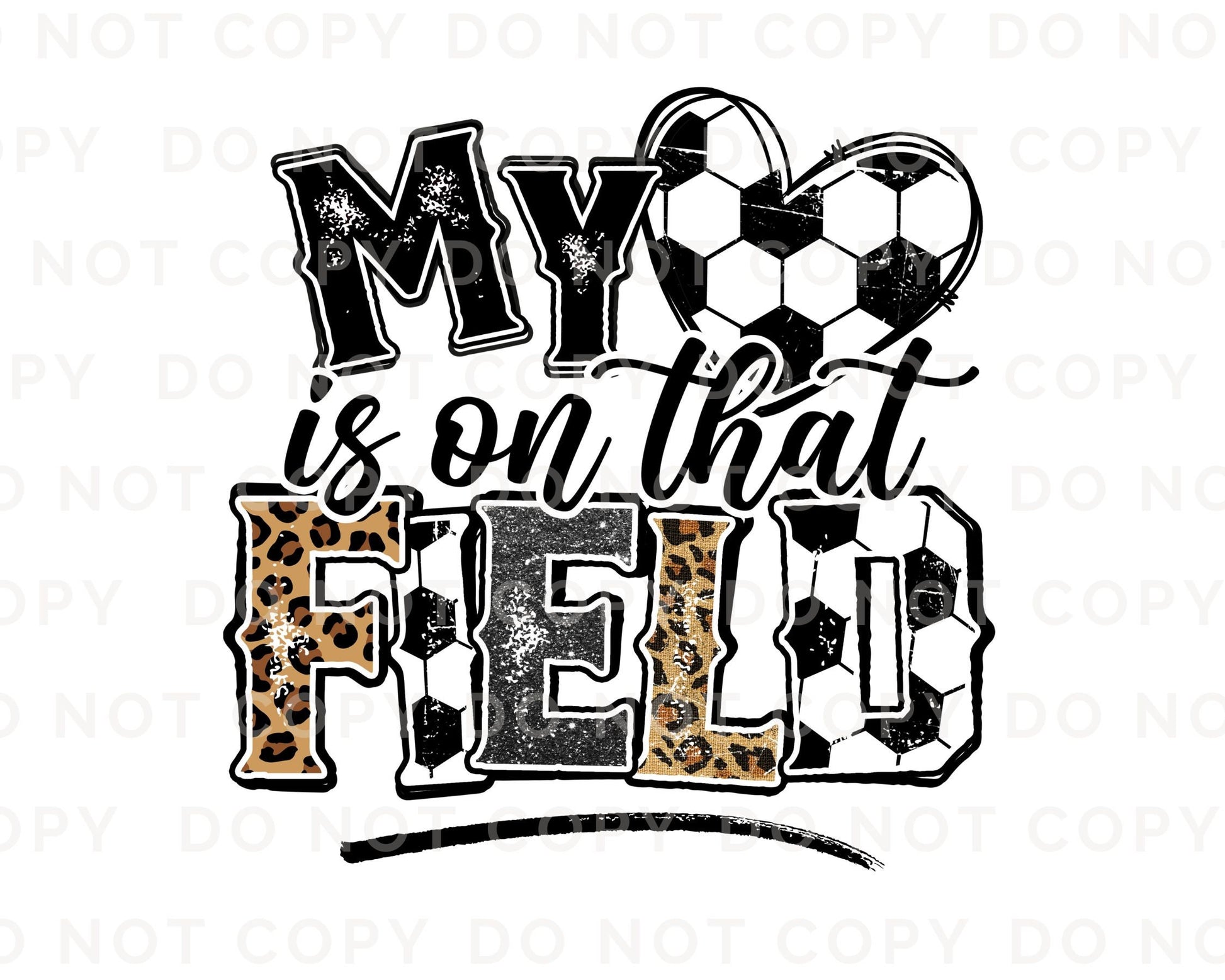 Soccer DTF Transfers, Ready to Press, T-shirt Transfers, Heat Transfer, Direct to Film, Sports, Game Day, Varsity, Leopard, Mom, Mama, Heart