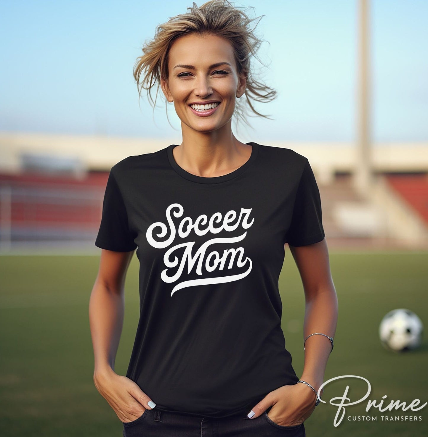 Soccer DTF Transfers, Ready to Press, T-shirt Transfers, Heat Transfer, Direct to Film, Sports, Game Day, Varsity, Vintage, Fan, Soccer Mom