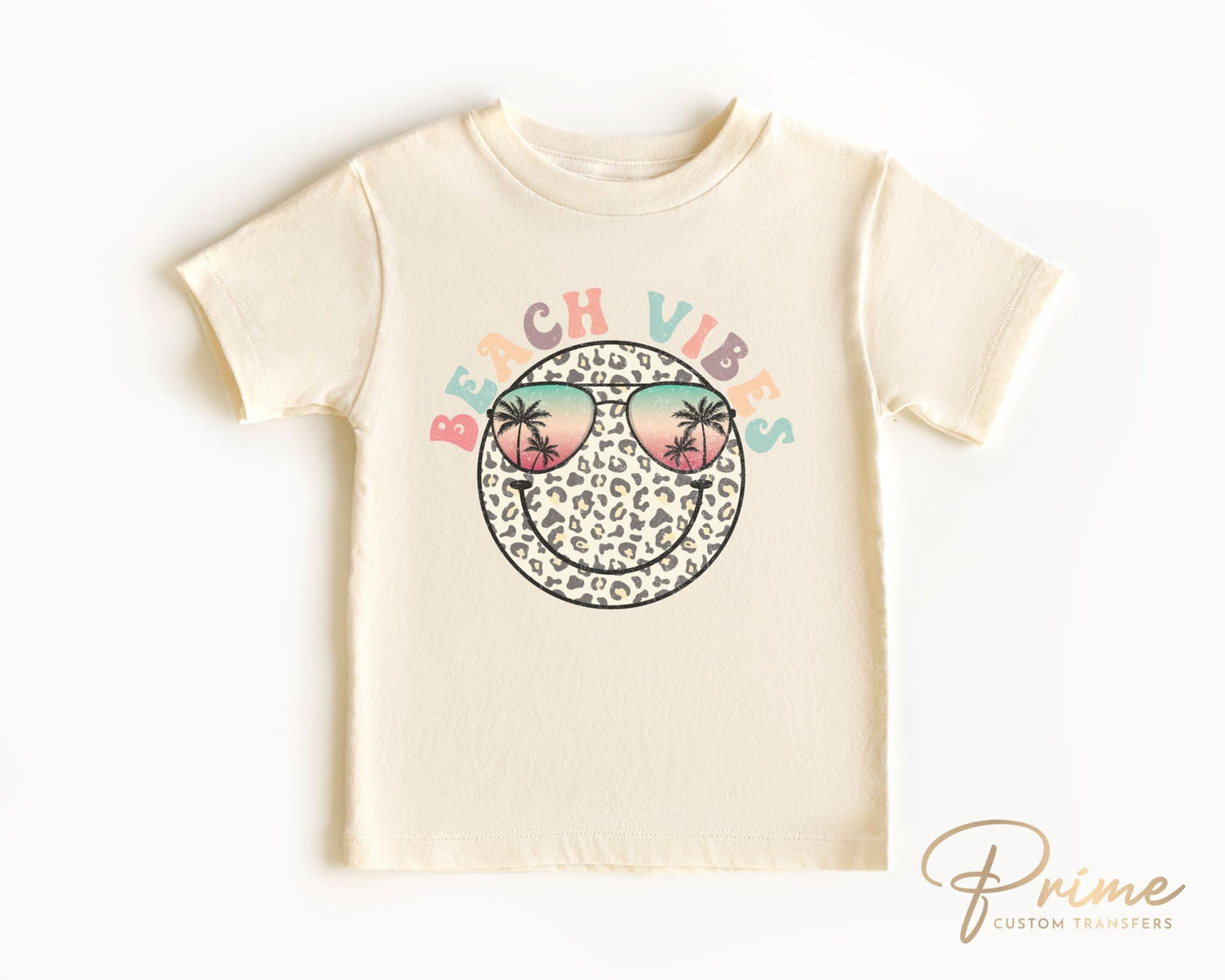 Summer Vibes DTF Transfers, Ready to Press, T-shirt Transfers, Heat Transfer, Direct to Film, Beach, Summer Time, Vacation, Salt, Leopard