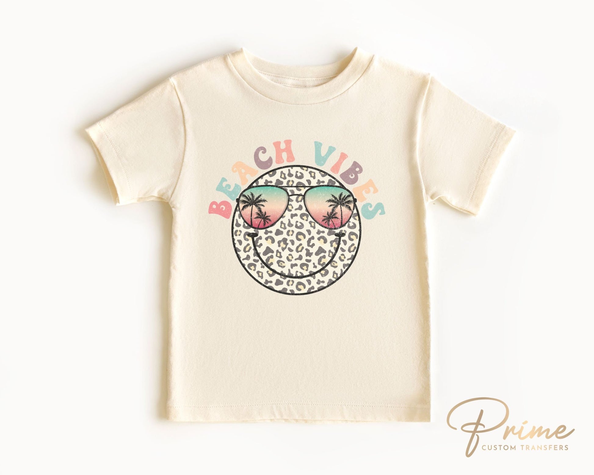 Summer Vibes DTF Transfers, Ready to Press, T-shirt Transfers, Heat Transfer, Direct to Film, Beach, Summer Time, Vacation, Salt, Leopard