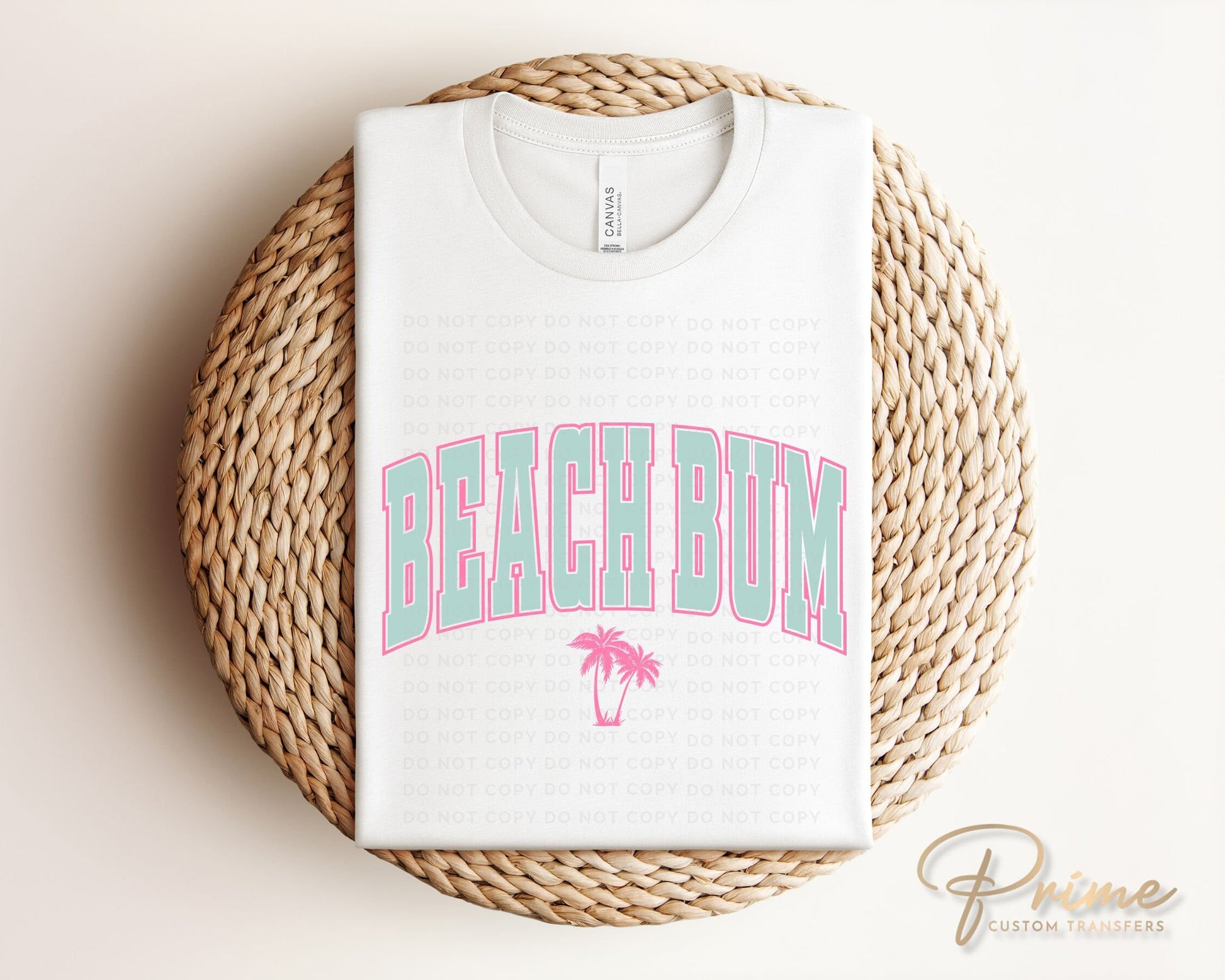 Summer Vibes DTF Transfers, Ready to Press, T-shirt Transfers, Heat Transfer, Direct to Film, Palm Trees, Summer Time, Vacation, Beach Bum