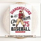 Baseball DTF Transfers, Ready to Press, T-shirt Transfers, Heat Transfer, Direct to Film, Sports, Summer, Phoenix Arizona, Vintage, Retro