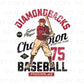 Baseball DTF Transfers, Ready to Press, T-shirt Transfers, Heat Transfer, Direct to Film, Sports, Summer, Phoenix Arizona, Vintage, Retro