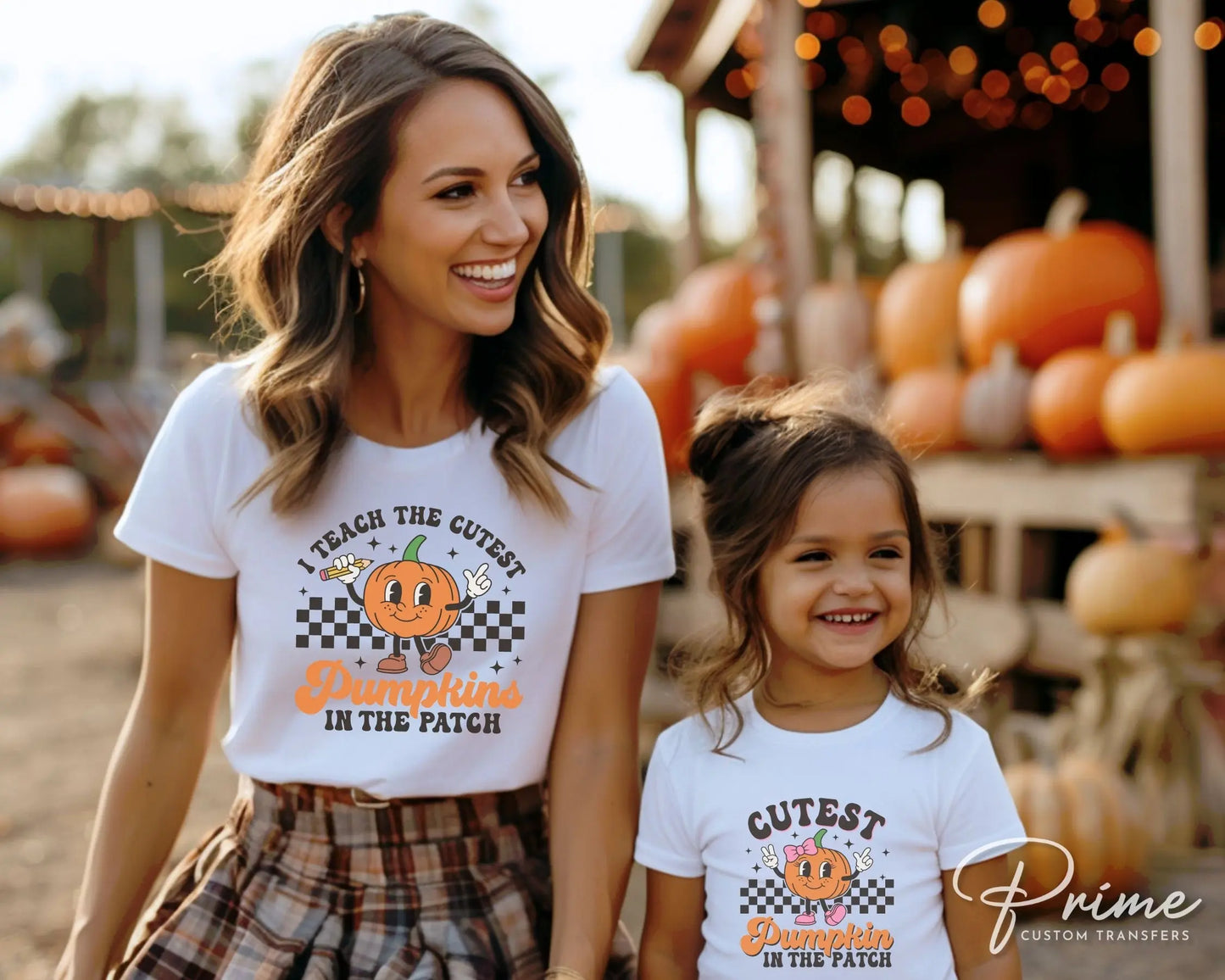 Fall DTF Transfers, Ready to Press, T-shirt Transfers, Heat Transfer, Direct to Film, Pumpkin, Teacher, Retro, Cutest Pumpkins in the Patch