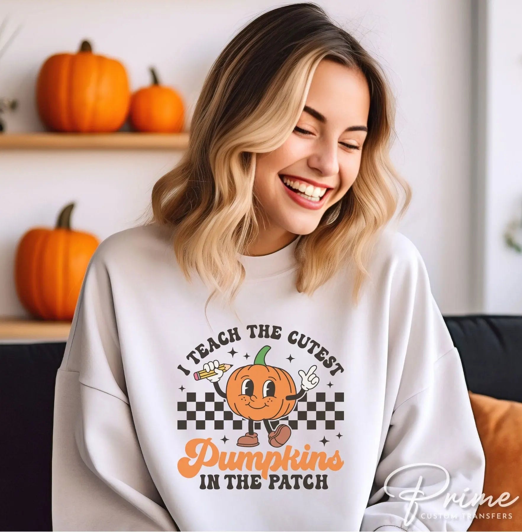 Fall DTF Transfers, Ready to Press, T-shirt Transfers, Heat Transfer, Direct to Film, Pumpkin, Teacher, Retro, Cutest Pumpkins in the Patch