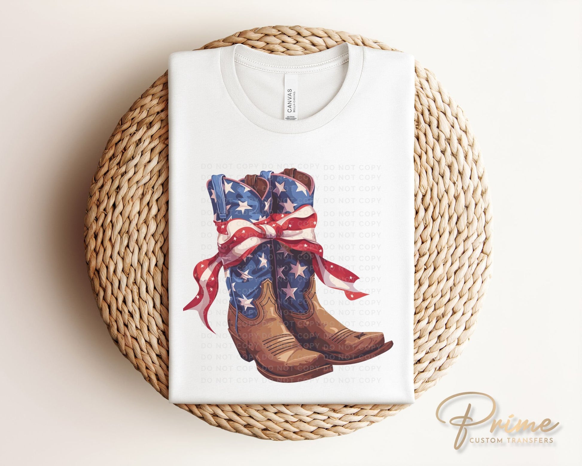 4th of July DTF Transfers, Ready to Press, T-shirt Transfers, Heat Transfer, Direct to Film, USA, Holiday, Western, Coquette, Cowboy Boots