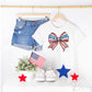 4th of July DTF Transfers, Ready to Press, T-shirt Transfers, Heat Transfer, Direct to Film, USA, Holiday, Independence, Coquette Bow