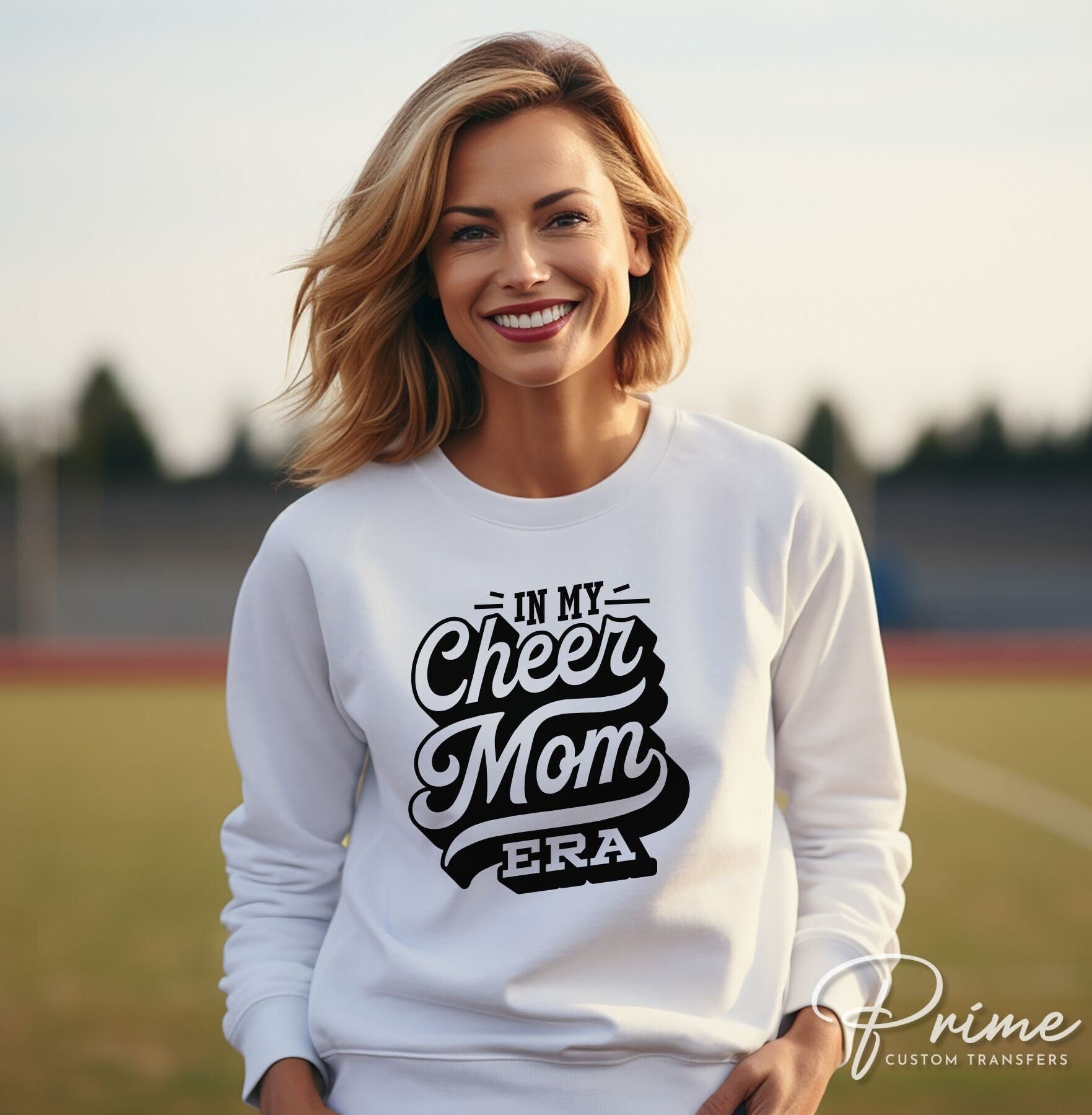 Cheer Mom DTF Transfers, Ready to Press, T-shirt Transfers, Heat Transfer, Custom, Direct to Film, Cheerleader, Cheerleading, Cheer Mom Era