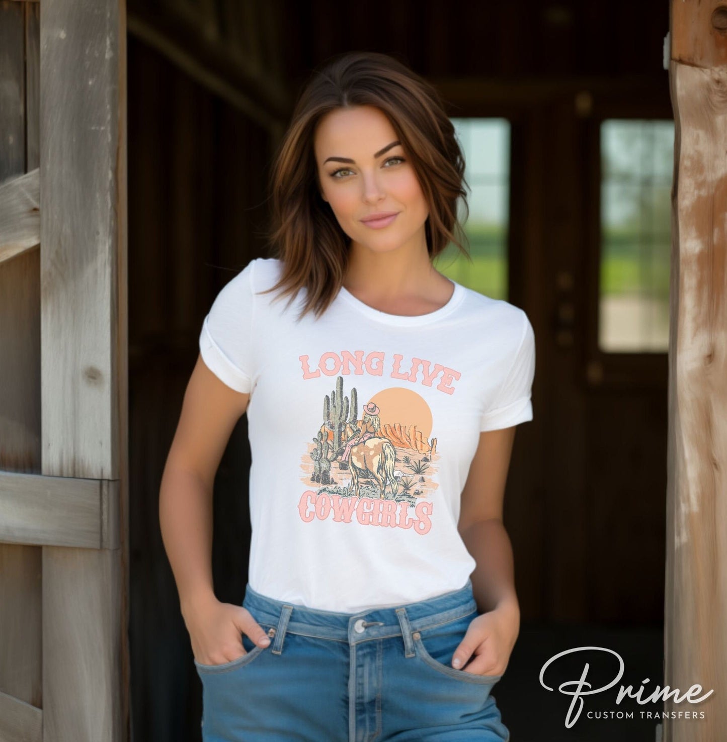 Western DTF Transfers, Ready to Press, T-shirt Transfers, Heat Transfer, Direct to Film, Aztec, Cactus, Western, Boho, Long Live Cowgirls