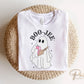 Halloween DTF Transfers, Ready to Press, T-shirt Transfers, Heat Transfer, Direct to Film, Faux Sequins Letters, Fall, Sparkly Boo Ghost