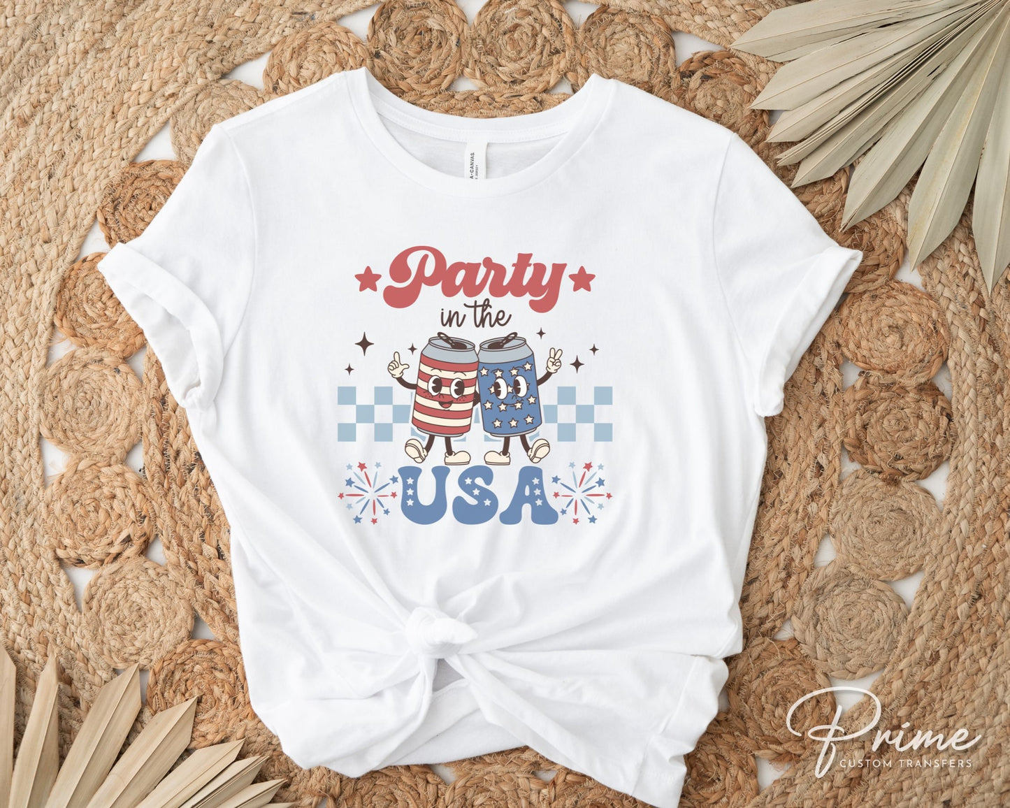 4th of July DTF Transfers, Ready to Press, T-shirt Transfers, Heat Transfer, Direct to Film, Fourth, Holiday, Party in The USA, Memorial Day