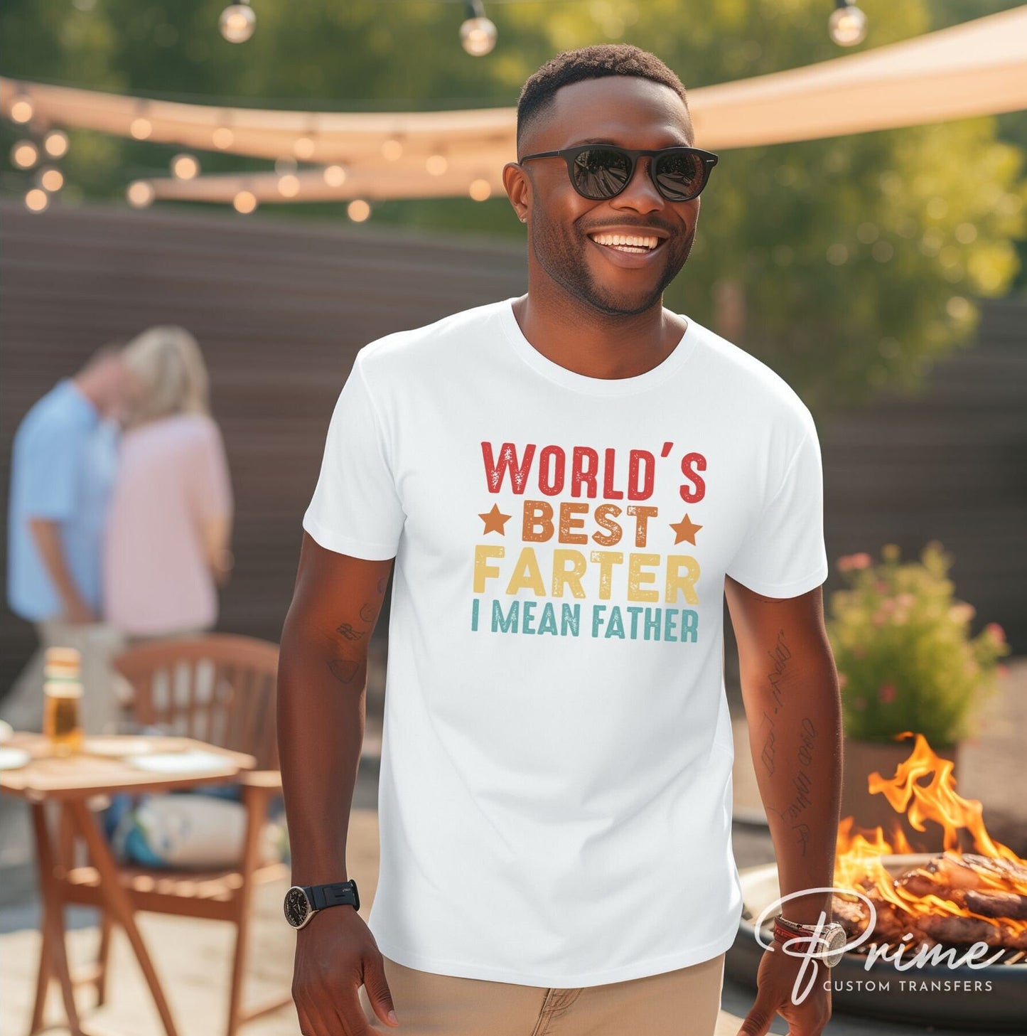 Father's Day DTF Transfers, Ready to Press, T-shirt Transfers, Heat Transfer, Direct to Film, Funny, Jokes, Gift, Dad, World's Best Farter